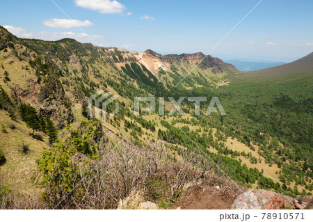 黒斑山、蛇骨岳、仙人岳　Jバンド　 浅間火山　ジオサイト　外輪山縦走 78910571