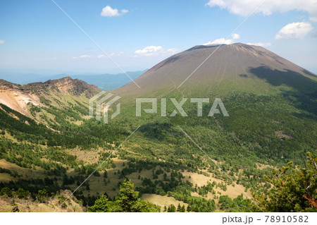 黒斑山、蛇骨岳、仙人岳　Jバンド　 浅間火山　ジオサイト　外輪山縦走 78910582