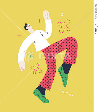 Happiness - happy people jumping in the air cheerfully 78910620