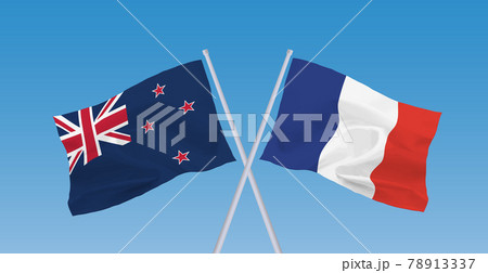 フランスとニュージーランドの国旗