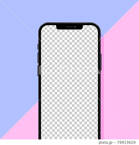Smartphone background vector two-tone color 78913620