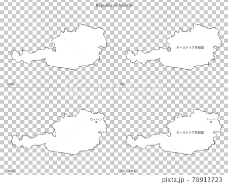 空白地圖-歐洲-奧地利 78913723