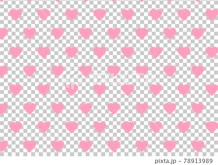 ハートのパターンイラスト(パステルピンク) ハートのパターンイラスト(パステルピンク) 78913989