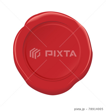 シーリングスタンプのイラスト(赤) 78914005