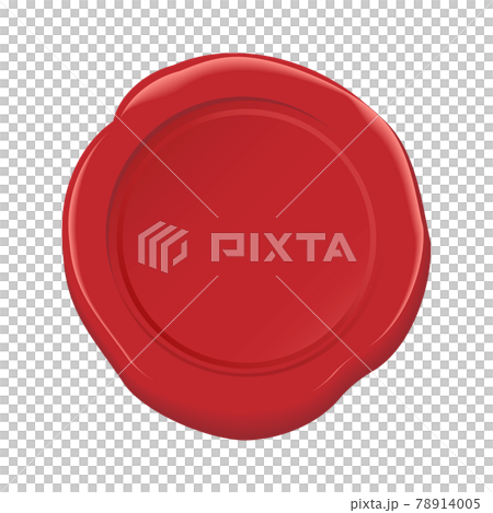Illustration of sealing stamp (red) 78914005