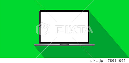 パソコン 画面 ベクター 背景 のイラスト素材