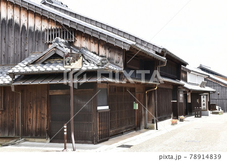 関宿百五銀行前の町並み 78914839