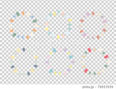 可愛的水彩框架 78915939