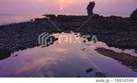島原半島　両子岩　岸信介　人面岩　　 78916569