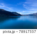 Beautiful landscape of mountain, lake and blue sky in Wanaka, south island, New Zealand. 78917337