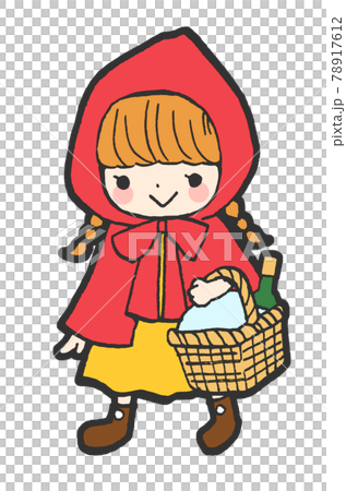 赤ずきんちゃんのイラスト1 78917612