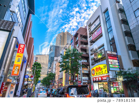 日本の東京都市景観 赤坂の街並みなどを望む(奥に日枝神社) 日本の東京都市景観 赤坂の街並みなどを望む(奥に日枝神社) 78918158