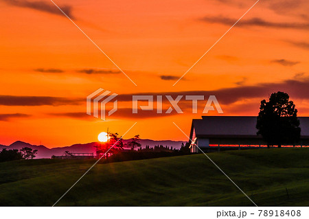 高原の夕陽 高原の夕陽 78918408