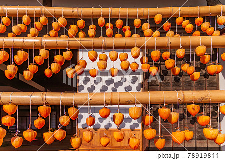 （山梨県）甘草屋敷　ころ柿天日干し 78919844