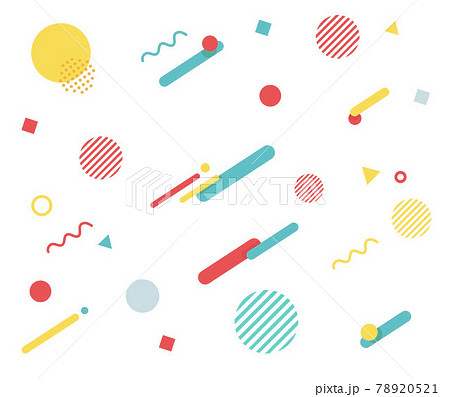 タイトル背景に使える幾何学模様／バナー背景のイラスト素材 [78920521 