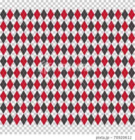 Fashionable red and black argyle pattern seamless pattern Fashionable red and black argyle pattern seamless pattern 78920612