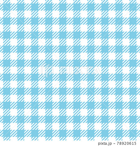 繋ぎ目のないギンガムチェックのパターン ブルー 繋ぎ目のないギンガムチェックのパターン ブルー 78920615