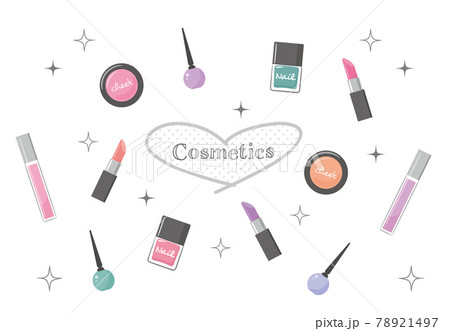おしゃれなコスメ ベクターイラストのイラスト素材