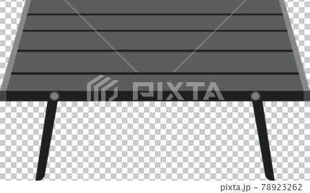 戶外使用低桌的插圖矢量 78923262