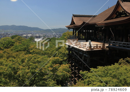 コロナ　緊急事態宣言　無人の京都　清水寺 78924609