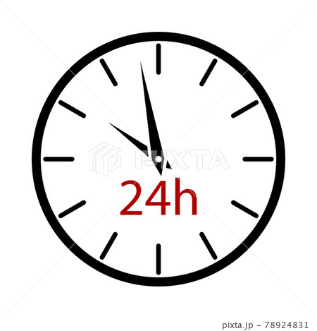 24 Hours Clock Icon 24 Hours Clock Icon 78924831