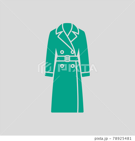 Business Woman Trench Icon Business Woman Trench Icon 78925481