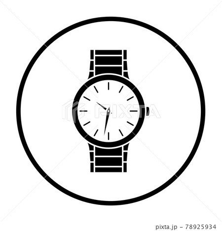 Business Woman Watch Icon 78925934