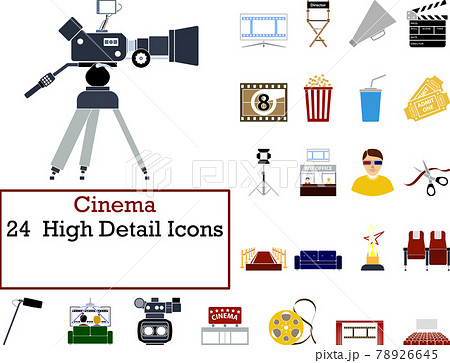 Cinema Icon Set Cinema Icon Set 78926645