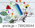 Phone case with pop it on white wooden background 78928044
