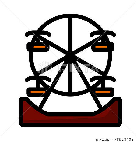 Ferris Wheel Icon 78928408