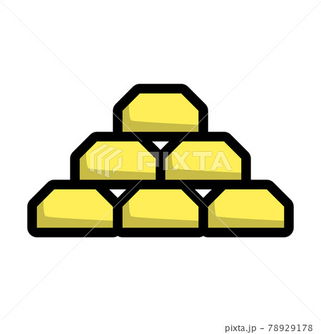 Gold Bullion Icon Gold Bullion Icon 78929178