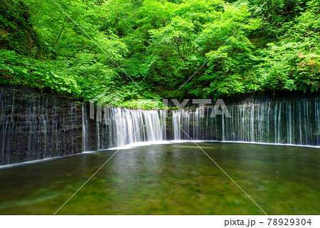 白糸の滝【長野県軽井沢】 78929304