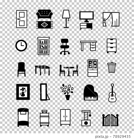Household goods icon set 78929435