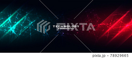 technology banner with network mesh technology banner with network mesh 78929665