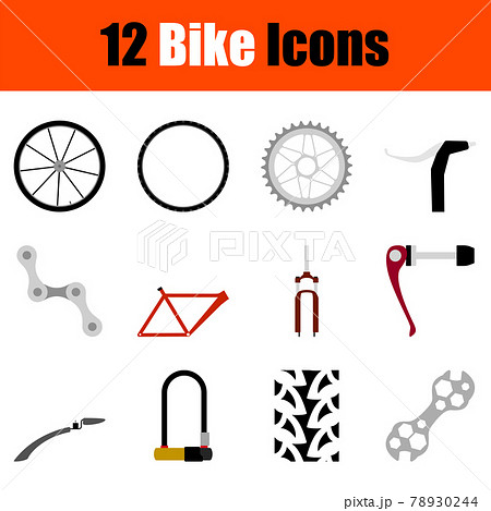 Bike Icon Set 78930244