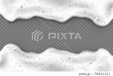 Foam frame, white beer or soap horizontal border Foam frame, white beer or soap horizontal border 78931121