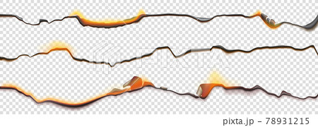 Burn paper borders, burnt page smoldering edges 78931215