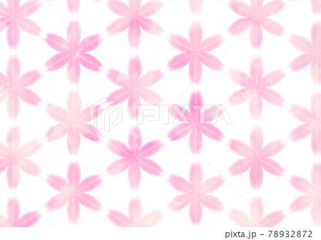 雪花絞り風壁紙　ピンク 78932872