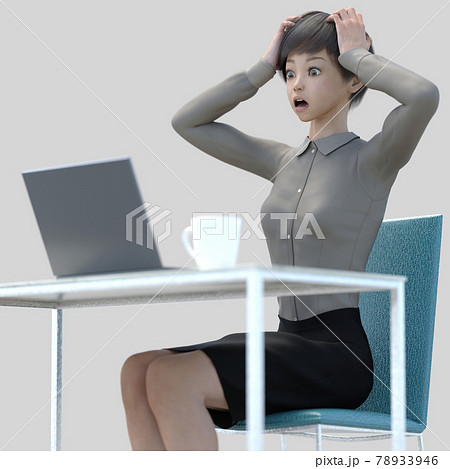 インターネットビジネス 失敗イメージ perming 3DCGイラスト素材 インターネットビジネス 失敗イメージ perming 3DCGイラスト素材 78933946
