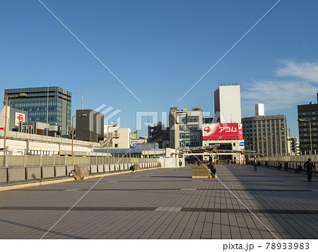 上野駅 パンダ橋周辺の写真素材 7339