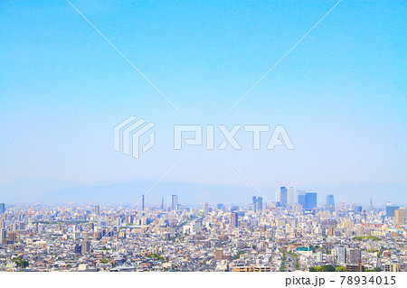 名古屋市、名古屋駅前超高層ビル群の風景 名古屋市、名古屋駅前超高層ビル群の風景 78934015