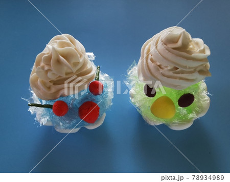 かき氷のスイーツデコ2種 78934989