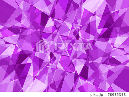 紫色のクリスタル調背景素材のイラスト素材