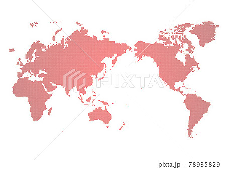 赤色のグローバルネットワークサイバーITイメージ世界地図背景 赤色のグローバルネットワークサイバーITイメージ世界地図背景 78935829