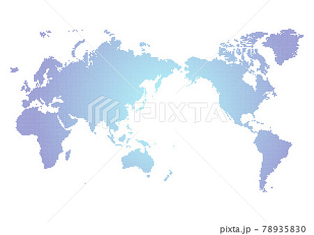 青色のグローバルネットワークサイバーITイメージ世界地図背景