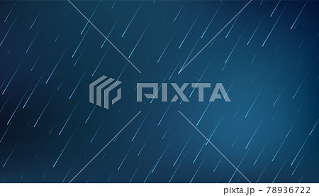 falling water drops rainfall background 78936722
