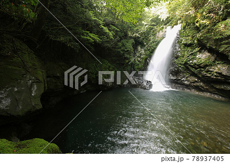 徳島県海陽町　轟九十九滝　鳥返滝 78937405