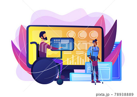 Assistive technology concept vector illustration 78938889