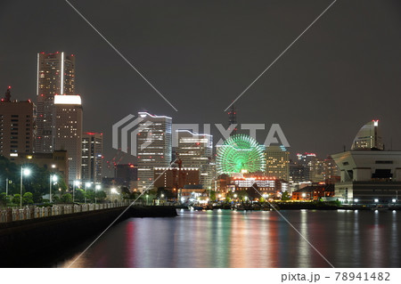 山下公園から望む夜のみなとみらい 78941482