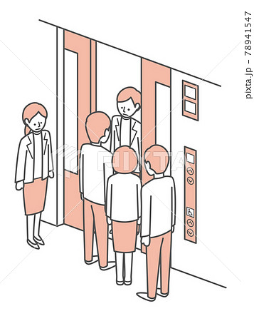 simple isometric illustration of elevator 78941547
